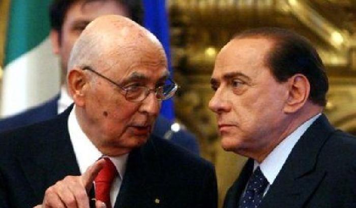 Giogio Napolitano e Silvio Berlusconi