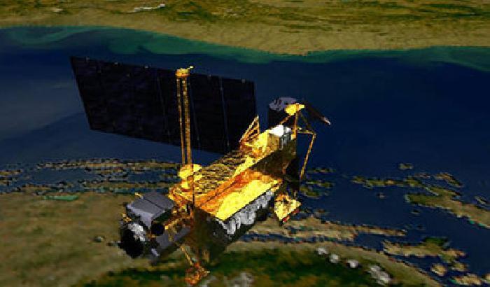 Frammenti di satellite verso il nord Italia