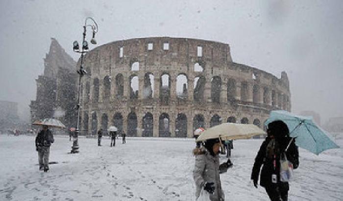 A Roma neve incerta ma caos scolastico assicurato