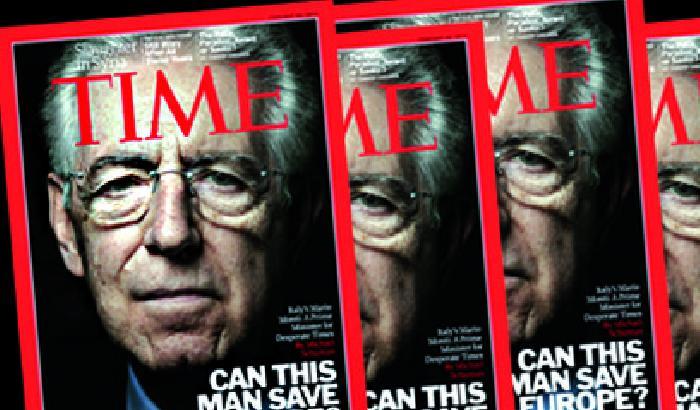 Monti in copertina su Time: è l'uomo più importante in Europa