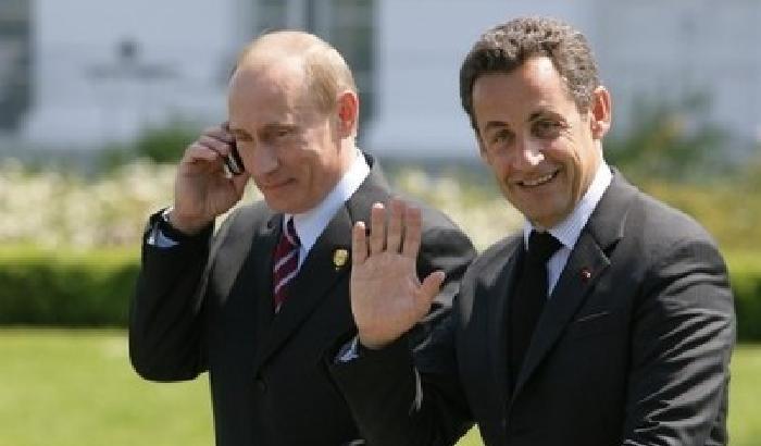 Putin e Sarkozy litigano e giocano con la Siria