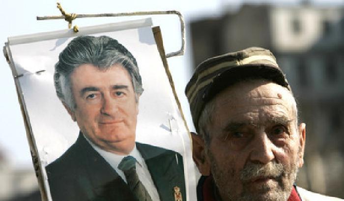 Bossi con l'amico Milosevic nella Belgrado delle bombe