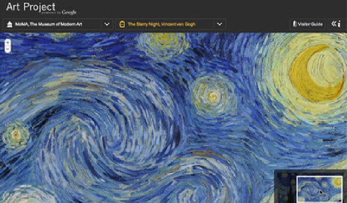 Il museo di Google, il meglio dell'arte in un clic