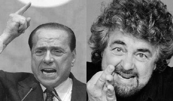 Grillo è uguale a Berlusconi