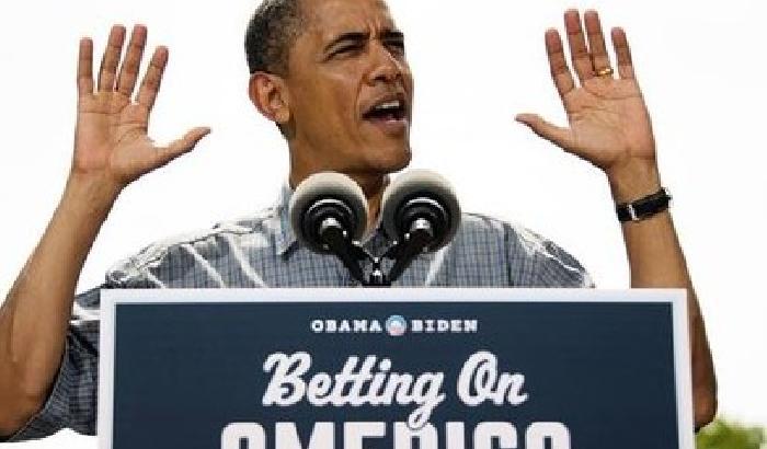 Obama lancia un nuovo slogan: Betting on America