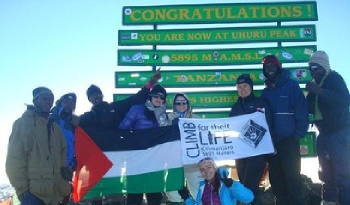 Sul Kilimangiaro per curare i bambini palestinesi
