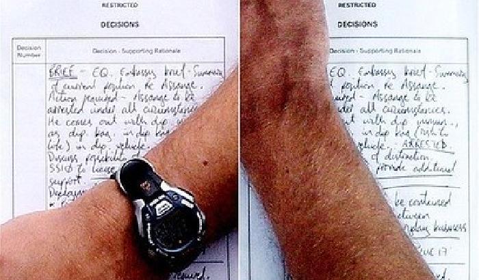 Così Scotland Yard blinda Assange: la foto