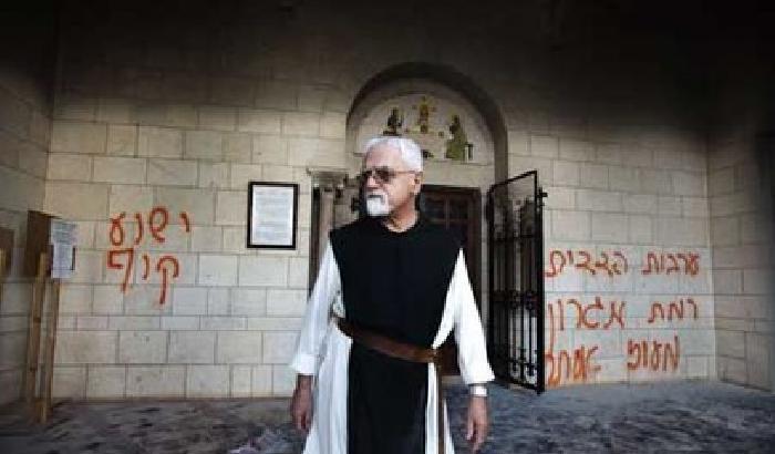 0080FE-NEWS_60774 Estremisti israeliani vandalizzano un monastero