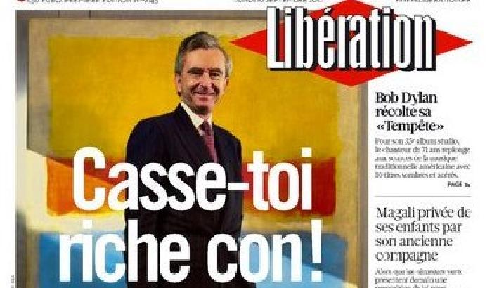 La "prima"  di Libération crea scandalo in Francia