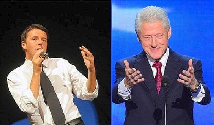 Giallo sull'incontro tra Renzi e Bill Clinton