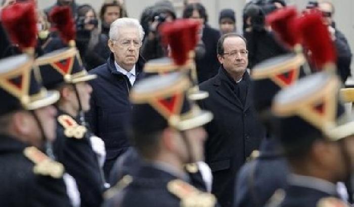 Incontro Monti-Hollande: sì alla Tav