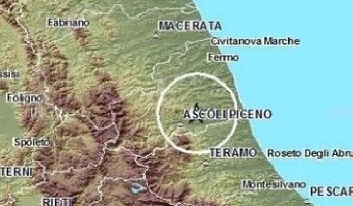 Paura ad Ascoli, scossa di magnitudo 4