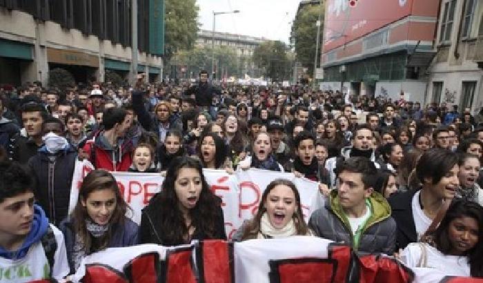 009023-NEWS_68961 Roma in piazza: studenti e operai