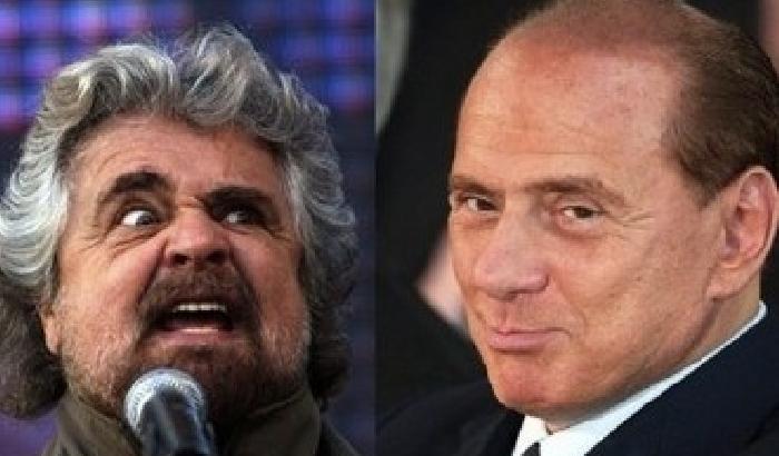 0091A8-NEWS_69746 Grillo perde voti, sale il Pdl appeso a Silvio