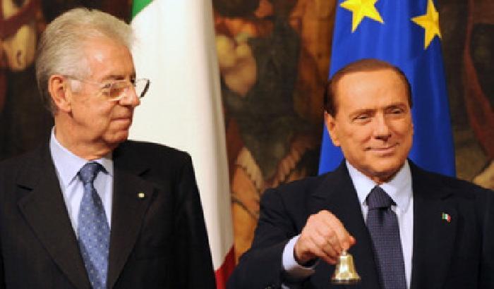 Monti vs Berlusconi: tenta di comprare voti