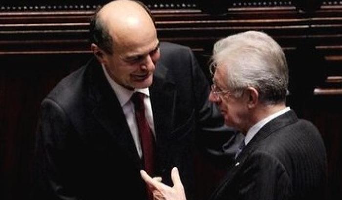 Scoppia di nuovo l'amore tra Bersani e Monti