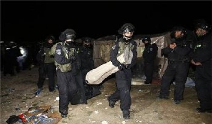 009B77-NEWS_75337 Nasce il villaggio di Canaan. Subito sgomberato da Israele