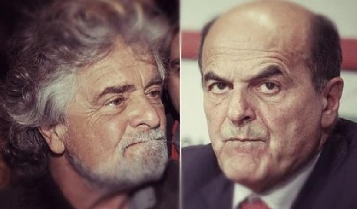 Grillo sfida Bersani sui rimborsi elettorali