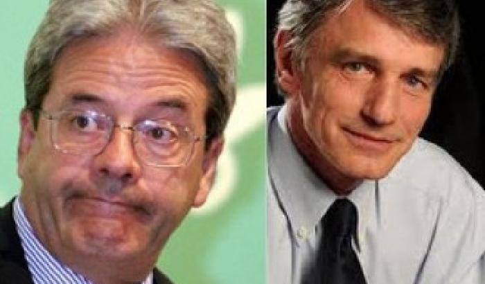 00A431-NEWS_80287 Affissioni abusive: Gentiloni si scaglia contro Sassoli