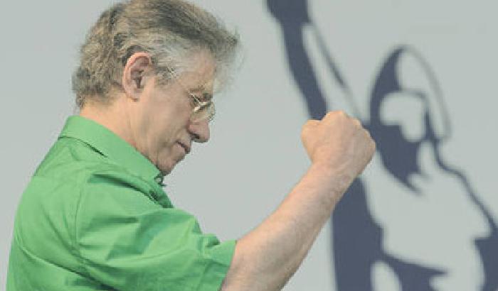 00A5F1-NEWS_81290 Pontida di liti. Bossi: non spaccherò la Lega