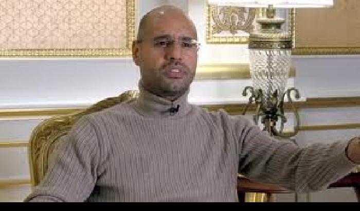 00A714-NEWS_81908 Processo al figlio di Gheddafi, in Libia o all'Aja