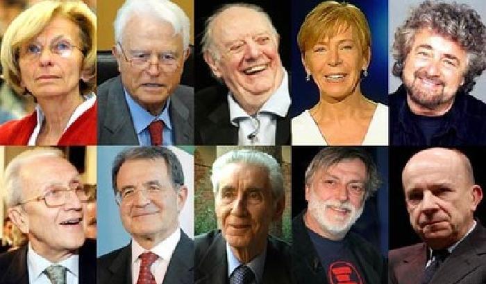 Quirinarie: tra i 10 in lizza anche Prodi e Grillo