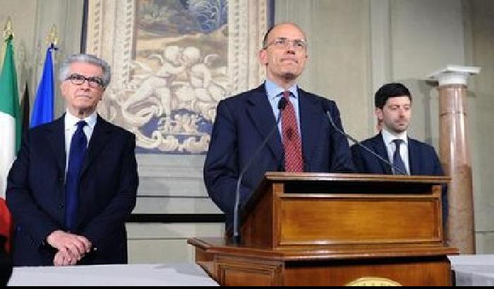 00A904-NEWS_82957 Letta: un governo di servizio, ma non a tutti i costi
