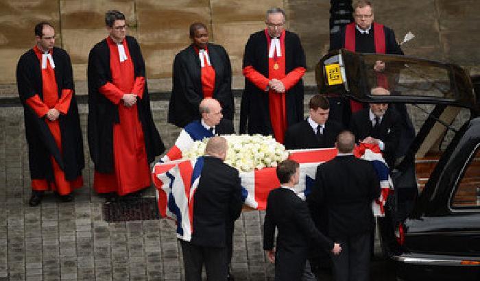 3,6 milioni di sterline per i funerali della Thatcher