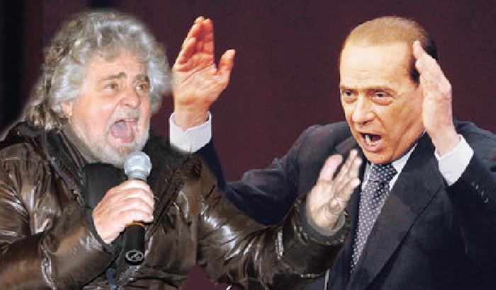 Berlusconi: il Pd vuole far fuori me e Grillo