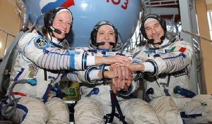 Parmitano è partito per la Stazione Spaziale Internazionale
