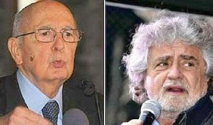 00B4F8-NEWS_89470 Incontro Napolitano-Grillo slitta a mercoledì