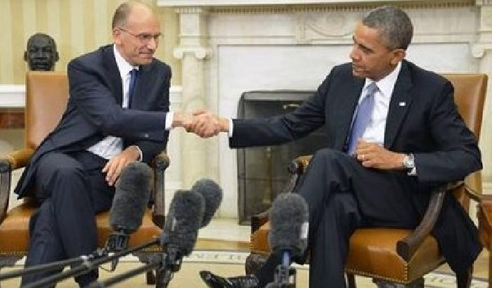 00C458-NEWS_98784 Obama plaude a Letta: bene le riforme dell'Italia