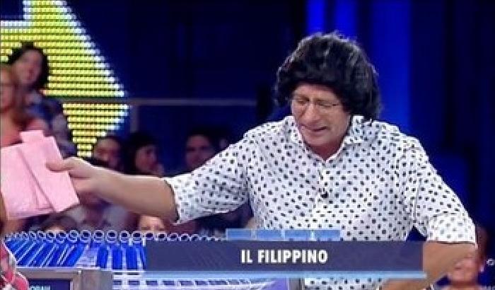 La tv oscena di Bonolis: ironie sui filippini