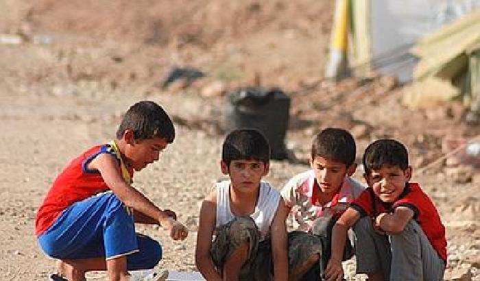 Due milioni di bambini in fuga dalla Siria