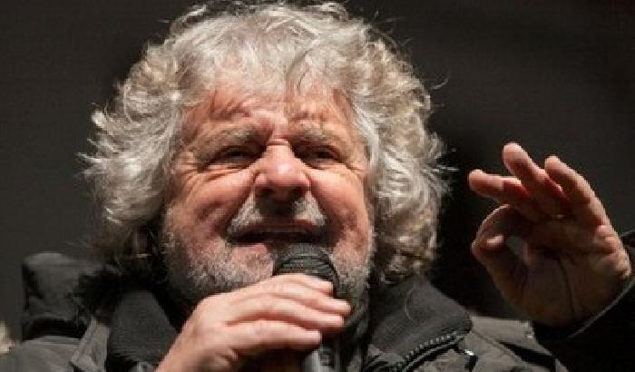 Grillo irrompe nel festival di Sanremo