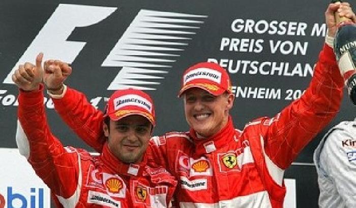 Massa visita Schumacher: ha mosso la bocca