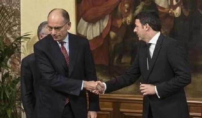 00D677-NEWS_109069 Tra Renzi e Letta va in scena il grande freddo