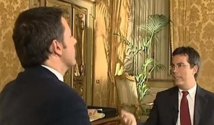 Renzi a Ballarò: giù il costo del lavoro, aumento tasse su rendite