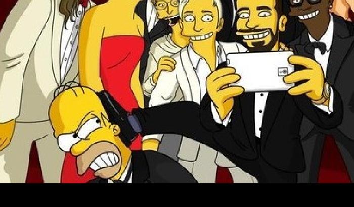 00D80D-NEWS_110000 La vera storia del selfie secondo i Simpson
