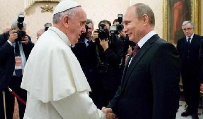 Nobel per la pace: Putin e Papa Francesco candidati