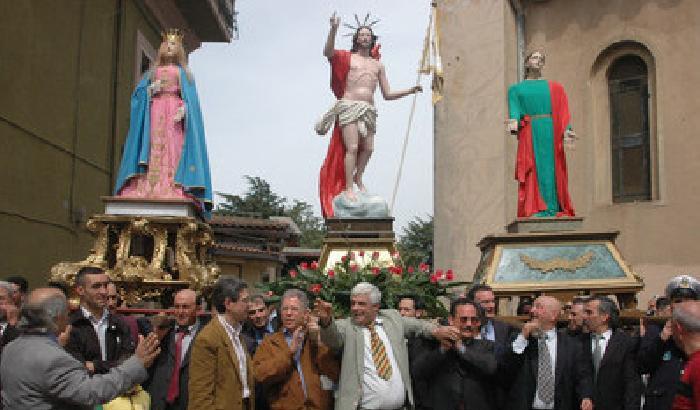 Calabria, commissariata l'Affruntata della domenica di Pasqua