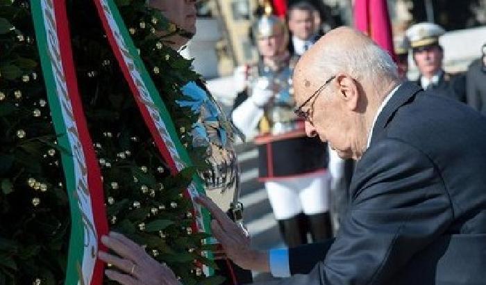 Napolitano: valori della Resistenza incancellabili