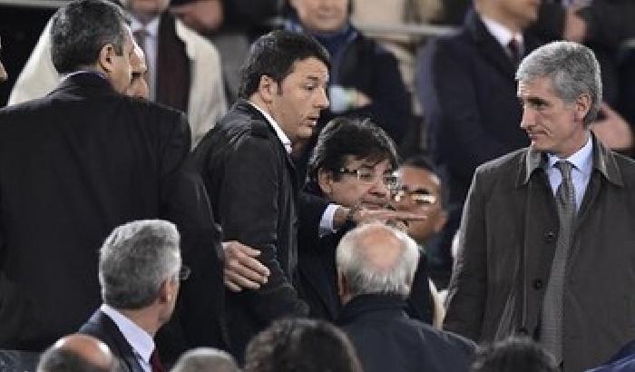 Renzi: a questa gente il calcio non glielo lasciamo
