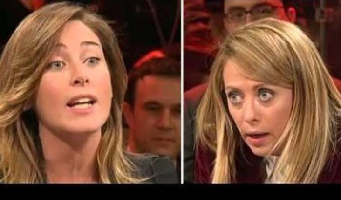00E1E9-NEWS_115874 La Meloni fa il verso alla Boschi: impazza lo Sciamaninne