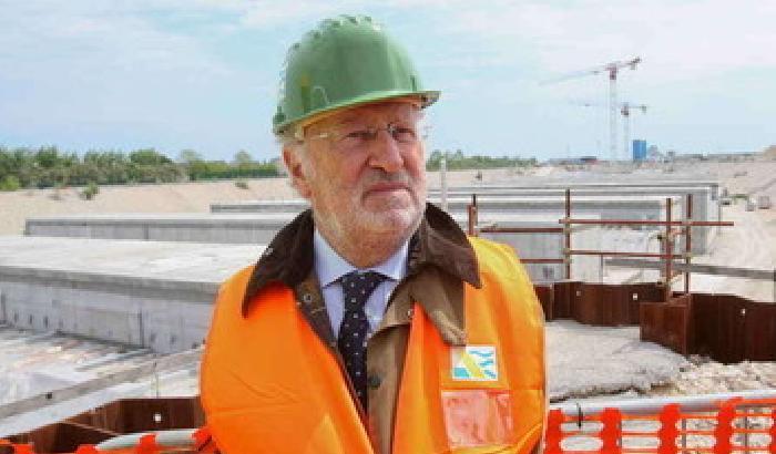 00E617-NEWS_118650 Inchiesta Mose, Orsoni risponde alle domande del gip