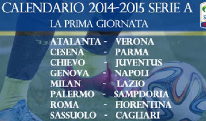 Ecco il calendario del prossimo campionato di Serie A