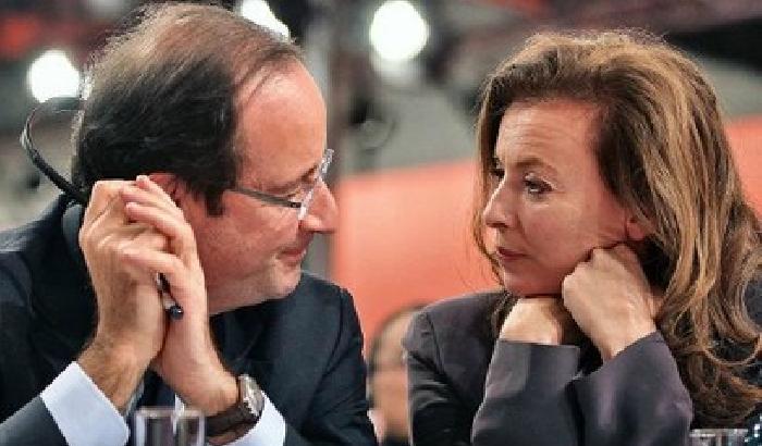 Francois Hollande and Valerie Trierweiler