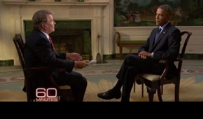 Barack Obama intervistato nella tramissione della Cbs 60 minutes