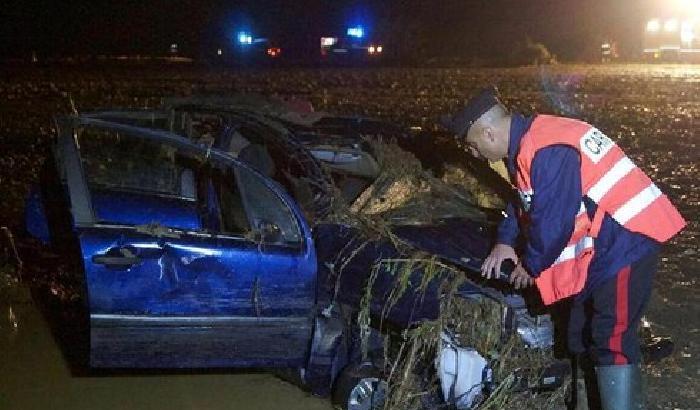 L'automobile delle due donne, morte in Maremma