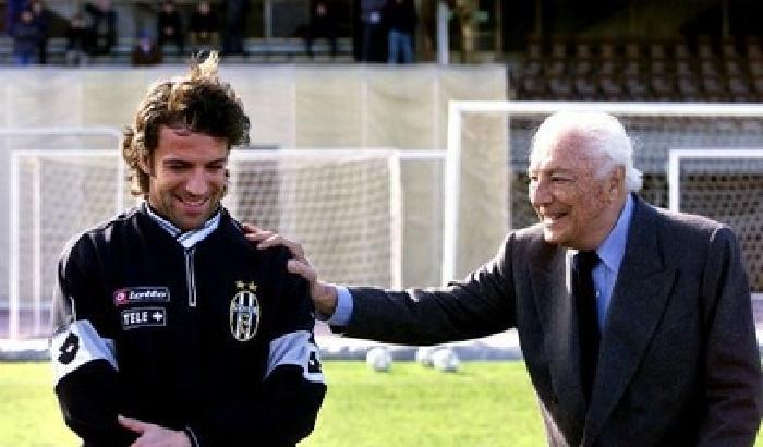 L'Avvocato Agnelli con Del Piero